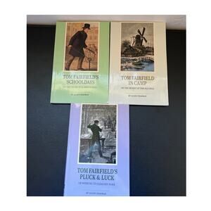 TOM FAIRFIELD by Allen Chapman Set 3 Paperback In Camp & Schooldays Pluck & Luck